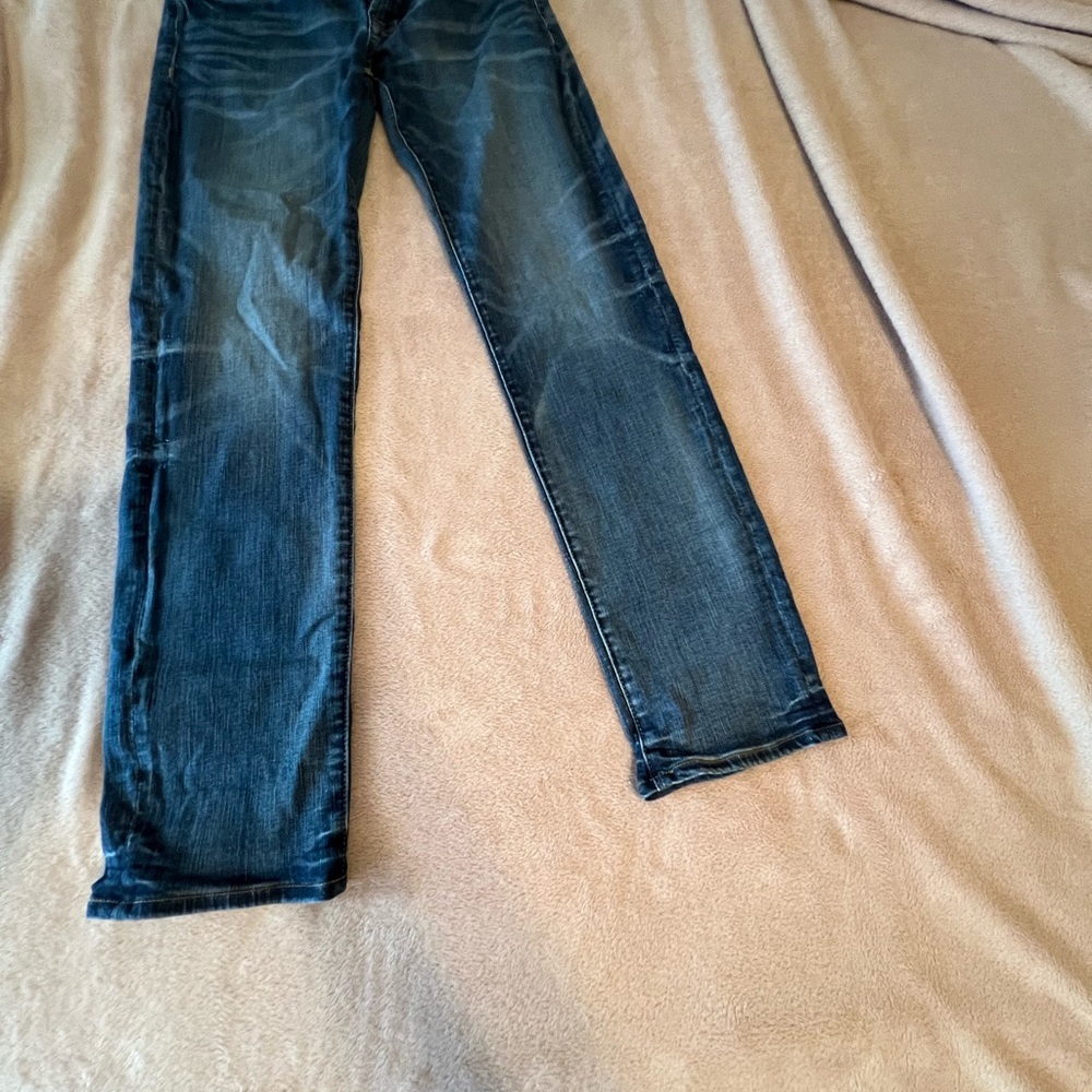 American Eagle Outfitters Women's Blue Straight Jeans